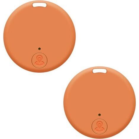 GPS Cat Tracker (2pcs) - Smart Anti-Lost Dog Tracker, Cat and Pet Locator, Orange (1/5)