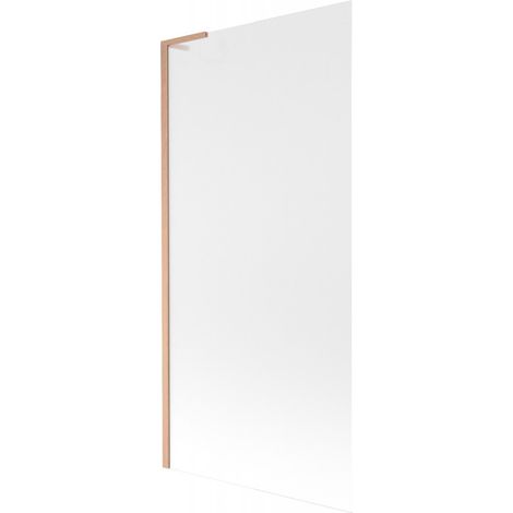 Mexen Next L paravent de baignoire, 1 volet 90 x 150 cm, givré, cuivre brossé - 895-090-000-03-30-65 (1/5)