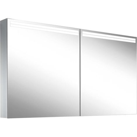Armario con espejo iluminado Schneider ARANGA TW, 2 puertas,