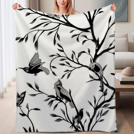 Couverture de lit en polaire premium légère, douce et chaude en microfibre,6080 pouces (1/4)