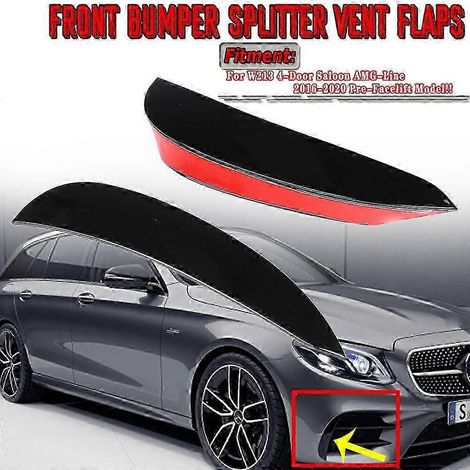 Pour Mercedes-Benz Classe E W213 C238 AMG Sport, ailerons de ventilation de pare-chocs avant (1/4)