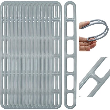 25 Pcs Éléments de Serrage en Plastique pour Auvent, Tendeurs d'Échelle pour Auvent 6 Trous, Éléments de Haubanage en Plastique, Échelle de Serrage pour Tentes, pour Parasols Caravanes Bâches (1/5)