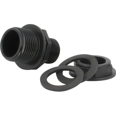 Trop-plein cuve eau 1000L - Mâle 1'' Pas gaz (26x34 mm) (1/5)