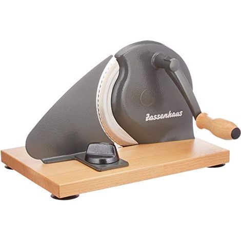 Affettatrice manuale per pane Zassenhaus Classic, 30 x 25,5 x 19 cm, grigia (1/4)