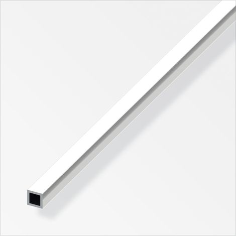 alfer Vierkantrohr 2.5 m, 15 x 15 x 1 mm Alu eloxiert poliert Chrom Optik Vierkantrohre (1/2)