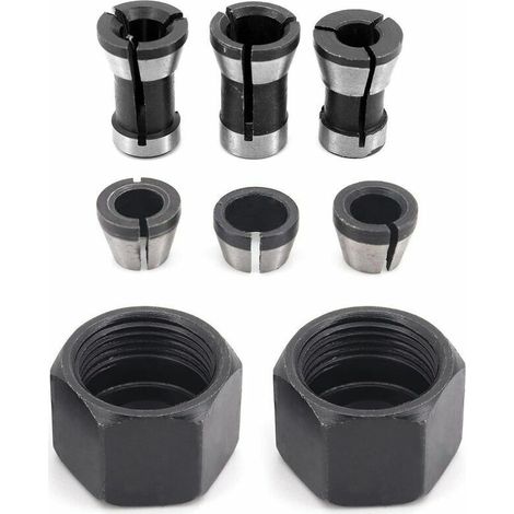 Testa del mandrino, mandrino per trapano, adattatore convertitore testa 6 mm 6,35 mm 8 mm, 6 pezzi