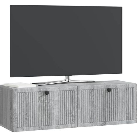 Maison Exclusive - Mobile Porta TV da Muro Grigio Sonoma 98 x 31 x 30 cm (1/5)