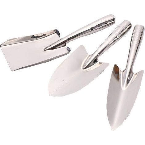 Set di 3 attrezzi manuali da giardinaggio, pale da giardino. (1/4)