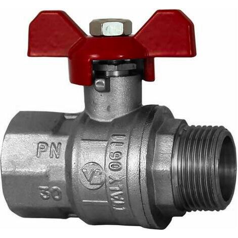 Valvola a sfera passaggio totale M-F 3/4"