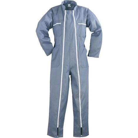 Combinaisons de travail FACTORY à double zips gris TL - COVERGUARD - 74533