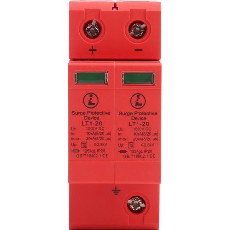 Bardusch - Dispositif de protection contre les surtensions domestiques, DC1000V 2P 10KA20KA (1/5)