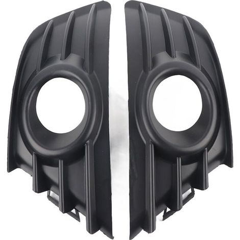 Paire de pare-chocs avant antibrouillard calandre garniture couleur noire convient pour Citroen C4 2004-2008 (1/4)