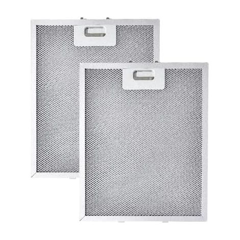 2X Filtre maille métallique 300 x 250 mm pour Hotte Aspirante (1/5)