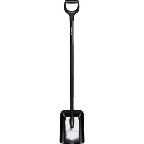 Fiskars Ergonomic Pro Pala negra 131,7 cm acero