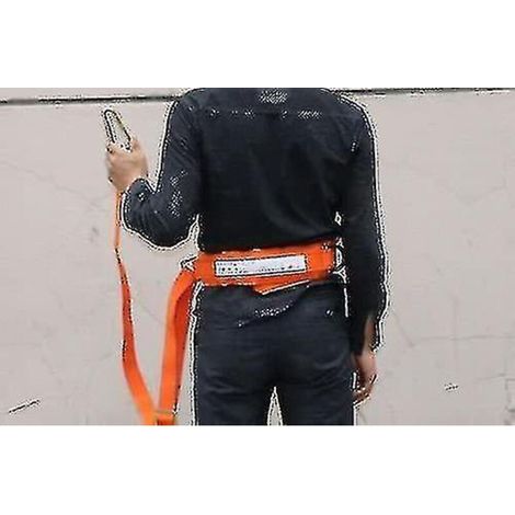 Ceinture de sécurité avec longe réglable, harnais de protection pour travaux d'élagage et d'escalade, kit antichute pour la protection individuelle. (1/3)