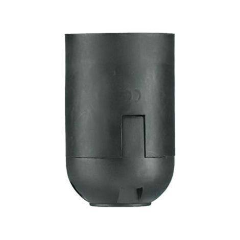 Douille thermoplastique E-27 D.3005 - Noire - Câble - Prise électrique - Support de lampe (1/5)