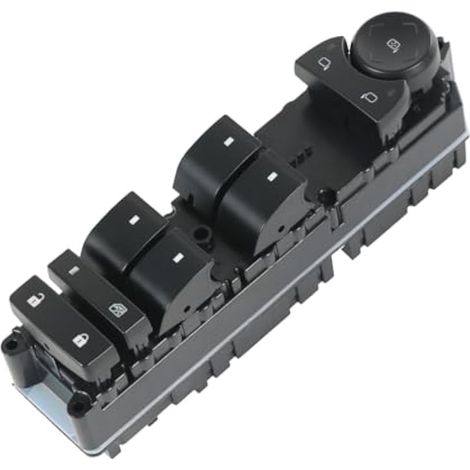 Interrupteur de vitre électrique côté conducteur avant gauche compatible avec Chevrolet Avalanche Silverado Suburban Tahoe GMC Sierra Yukon Escalade Remplace DWS177, 1S15733, 15093439 (1/5)