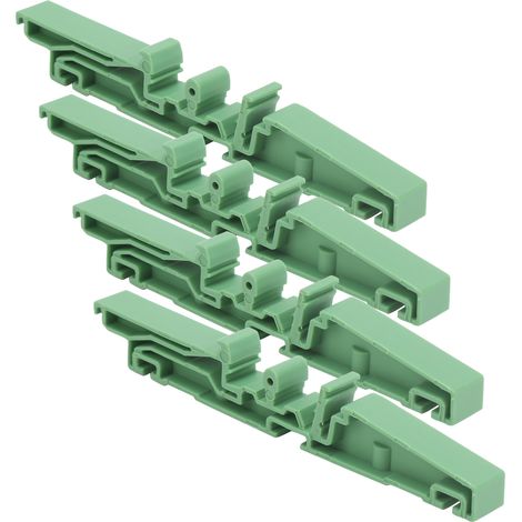Support de montage PCB DIN Rail KPRH-185, 2 pièces, adaptateur de fixation pour carte électronique, vis incluses, accessoires de montage robustes. (1/5)
