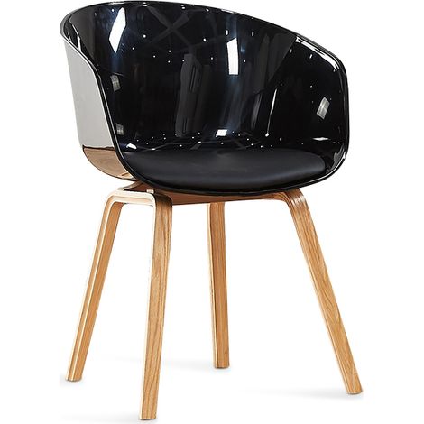 Chaise scandinave noires - Vali (1/2)