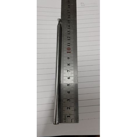 Telescopic antenna for radios, 7140-7 sections, internal thread M2.5, 150mm when folded, 870mm when unfolded (new). (1/2)