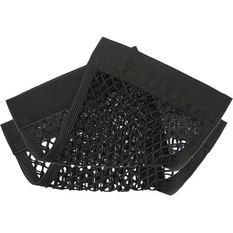 Caja de almacenamiento de red resistente de doble capa, color negro, de 8 piezas. (1/2)