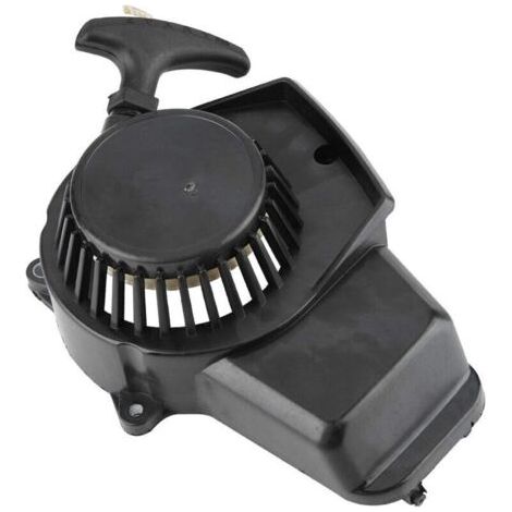 Anlasser für 47–49 cm³ Zweitaktmotoren, universeller Zündkerzenanlasser für Quads und Motocross-Motorräder (schwarz), Anlasser für Pocketbikes.