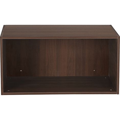 Module de surélévation de dressing en bois "Opéra" - 80 x 45 x 40 cm - Marron (1/4)