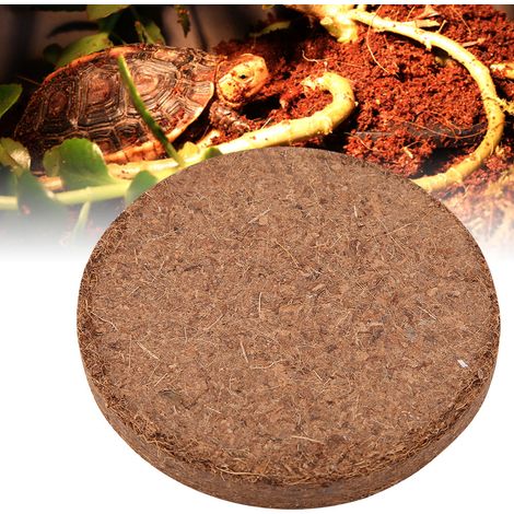 Tapis de sol en noix de coco pour reptiles, araignées, lézards et scorpions - Décoration paysagère (1/5)