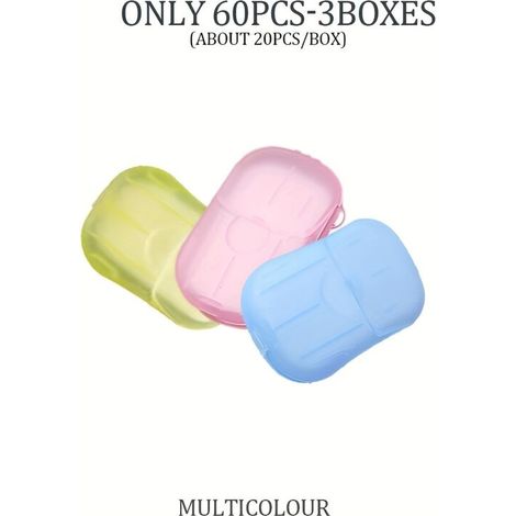 Distributeur De Savon Portable - 60 mm x 45 mm x 110 mm - Pour Voyage Salle De Sport Bureau Plein Air - Lot De 3 (1/5)