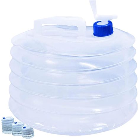 Seau pliable pour arrosoir, sans BPA, idéal pour les caravanes, le camping, la randonnée, les voyages et les barbecues.-AquaForge (1/5)