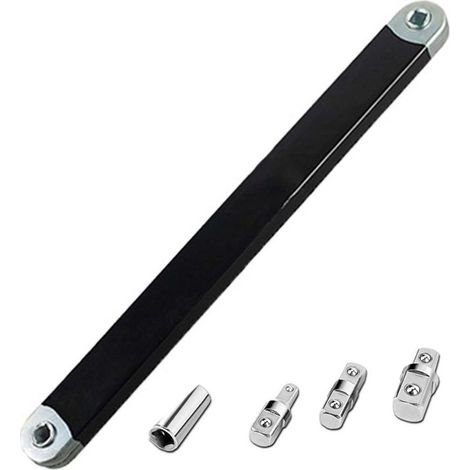 Pro Offset Extension Wrench 39x 3.8cm ( noir)Clé d'extension coudée avec Multifonctionnelle, convient pour les petits espaces (1/5)