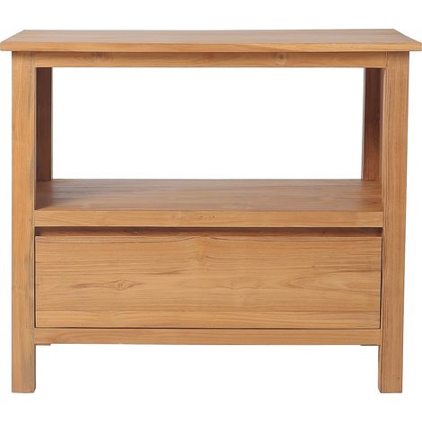 Meuble sous vasque en teck - 90 cm - KETAPANG
