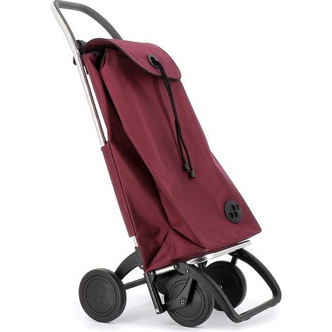 Carrello della spesa 2+2 4r. Imax mf bordeaux imx302-002 rulli