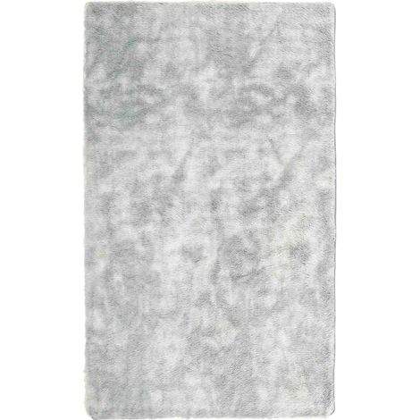 Maison Exclusive - Teppich Shaggy Hochflor NAVARRA Silbergrau 60x
