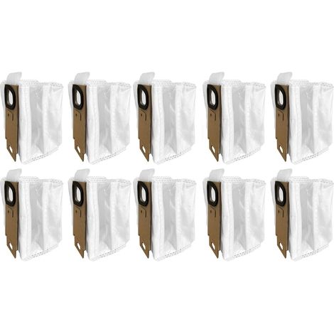 Lot de 10 sacs à poussière de remplacement pour aspirateur Roborock H7/H6 (1/5)