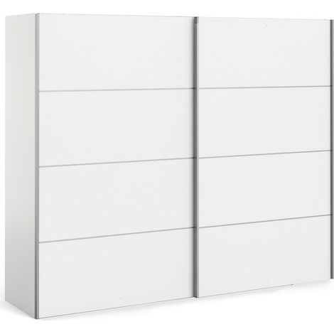 Veto Schiebetürenschrank 2 Türen breit 243 cm weiss.