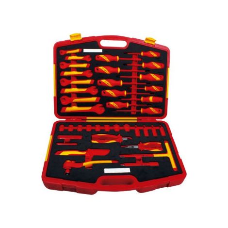 Maletín de herramientas electricista BTE39 - 39 piezas VDE B.TOOL