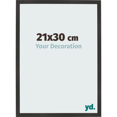 yd. - Cadre photo 21x30 - Noir Mat - MDF - Bologna