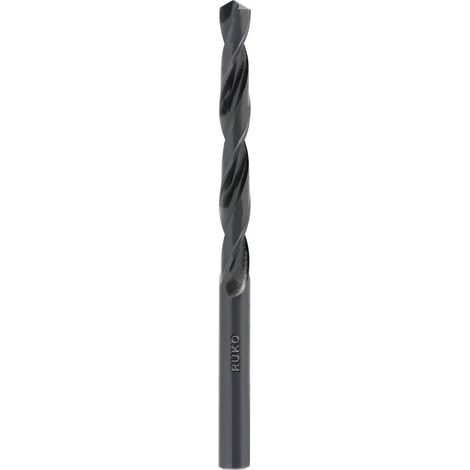 RUKO 201100 HSS-R Punta a spirale per metallo 10 mm Lunghezza totale 133 mm DIN 338 Alberino cilindrico 1 pz. (1/2)