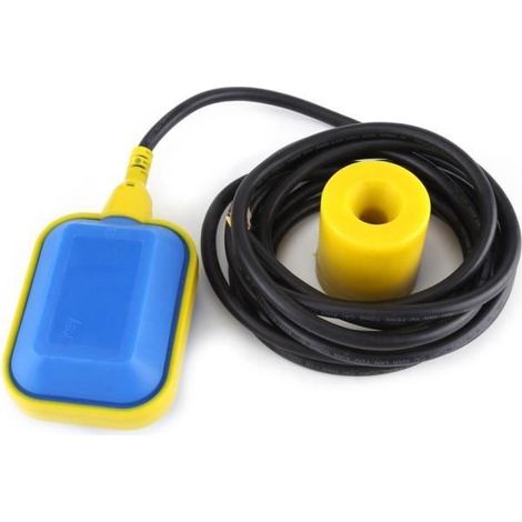 1 pc Interrupteur à flotteur Capteur de contrôleu type de câbler de niveau d\'eau pour fluide liquide (Câble 3.7M)-HEN (1/4)