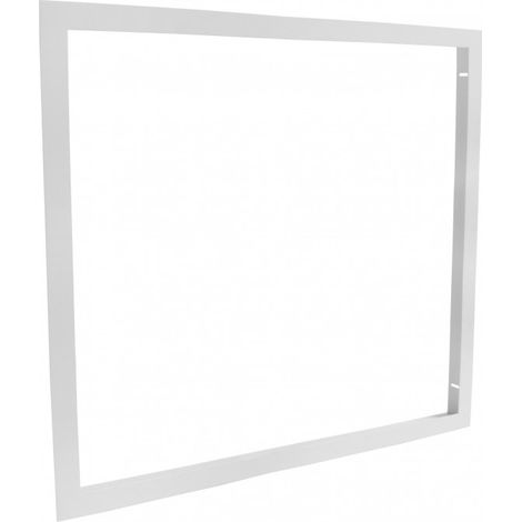 Cadre d'encastrement pour dalle LED 60x60 – Aluminium blanc – Installation facile dans faux plafond placo – Esthétique contemporaine – Delitech