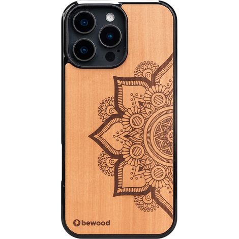 Custodia in legno Bewood per iPhone 16 Pro Max MANDALA MELO (1/5)