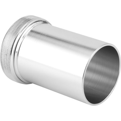 Soudure en alliage d'aluminium 2 pouces sur le col et le bouchon de remplissage, pièces de réservoir de carburant, réaménagement de voiture, argent. (1/5)