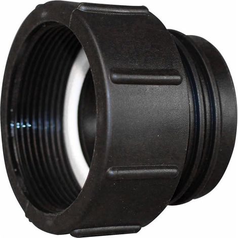 Adaptateur de conteneur IBC, connecteur adaptateur de réservoir IBC filetage fin 5,1 cm vers filetage grossier S60 x 6, accessoires de réservoir de conteneur 5,1 cm vers filetage grossier (1/5)