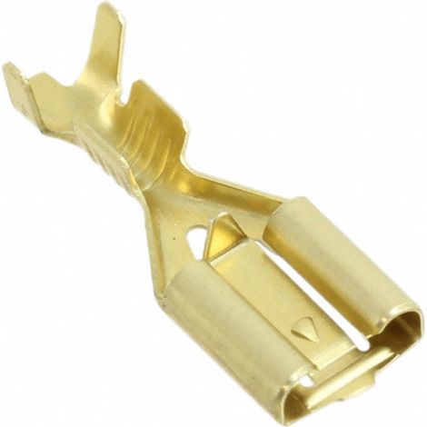 Borne Positive Lock 6,3X0,8 Series 250 femelle AWG 14-18