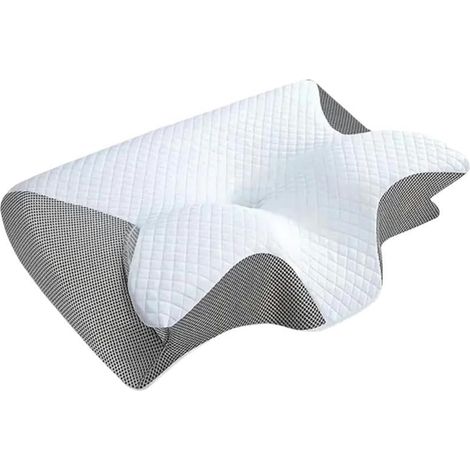 Nackenstützkissen aus Memory-Schaum bei Nackenschmerzen, konturierte Stützkissen, Nackenkissen (1/5)