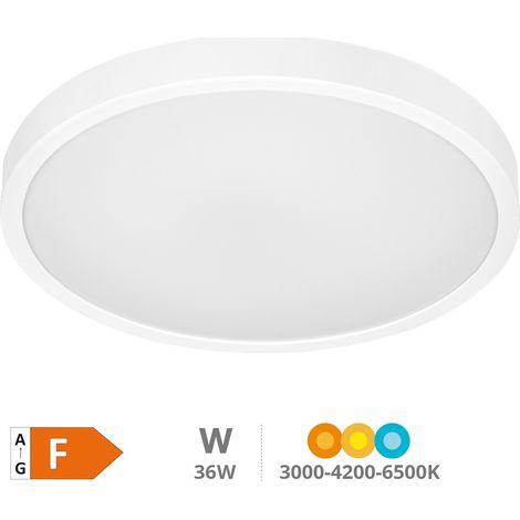 Plafón techo LED Andra redondo 36W 420mm