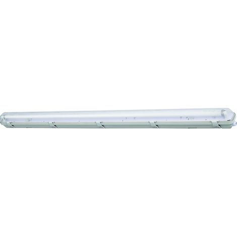 PROFIL 200430103 R WASSERFESTE LED GLETTE IP65 1 X 18 W KUNSTSTOFF GRAU