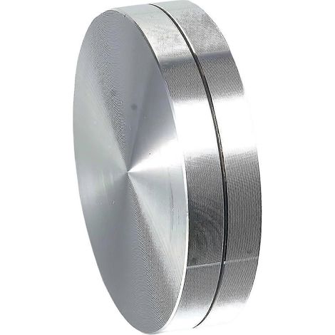 Plateau tournant à roulements, fixations métalliques, compatible avec les tables tournantes en verre et les présentoirs à gâteaux. Dimensions : 12 cm x 1,9 cm. (1/5)