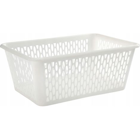 Cestino organizer universale color crema 25×16×8 cm per riporre gli oggetti